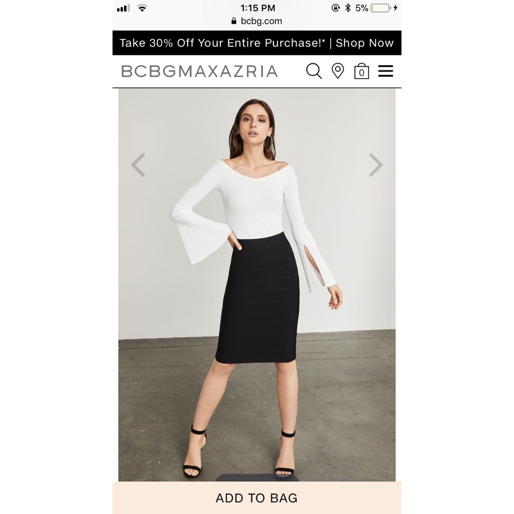 BCBG Max Azria pencil skirt